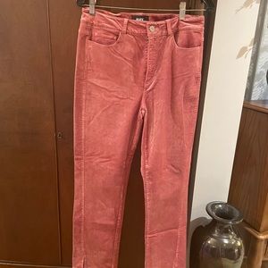 NWOT Paige Pink Velvet jeans Sz. 30